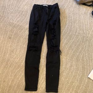 PacSun ripped high-rise jeggings